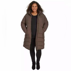 Calvin Klein Brown Puffer Coat Size 1X